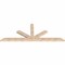 Ekena Millwork Saratoga Smooth Timber Gable Bracket, Douglas Fir, 108"W x 40"H x 3 1/2"D x 5 1/2"F, 9/12 Pitch GBW108X40X0406SAR00SDF - alternate 2